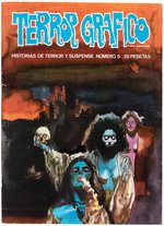 TERROR GRAFICO #5 SPANISH HORROR COMPLETE COMIC BOOK STORY ORIGINAL ART.