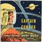 CAPTAIN CONDOR SPACE PATROL WRIST WATCH WITH INTER-PLANETARY COMPASS BOXED SET (UK EXCLUSIVE).