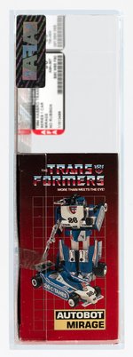 TRANSFORMERS SERIES 1 CAR MIRAGE AFA 90 NM+/MT (NO RUBSIGN).