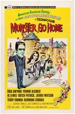 THE MUNSTERS - MUNSTER, GO HOME ONE SHEET MOVIE POSTER.