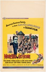 THE MUNSTERS - MUNSTER, GO HOME THEATER WINDOW CARD.