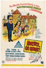 THE MUNSTERS - MUNSTER, GO HOME AUSTRALIAN ONE SHEET MOVIE POSTER/DAYBILL PAIR.