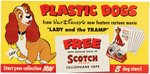 SCOTCH TAPE - LADY AND THE TRAMP PROMOTIONAL STORE SIGNS/DISPLAY LOT.