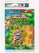 TEENAGE MUTANT NINJA TURTLES - SCRATCH SERIES 6/54 BACK AFA 80 Y-NM.