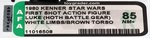 STAR WARS: THE EMPIRE STRIKES BACK - LUKE SKYWALKER (HOTH BATTLE GEAR) FIRST SHOT UNPAINTED ACTION FIGURE AFA 85 NM+.