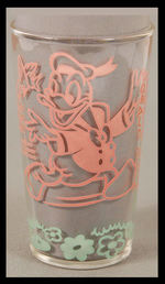 RARE DONALD DUCK GLASS.