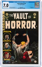 VAULT OF HORROR #39 OCTOBER-NOVEMBER 1954 CGC 7.0 FINE/VF.