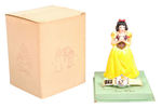 "SNOW WHITE" BOXED WATCH WITH FIGURINE.