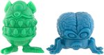 REAL GHOSTBUSTERS: MINI GOOPERS GHOSTS - BRAIN MATTER & STOMACH STUFF SERIES 3 PROTOTYPE PAIR.