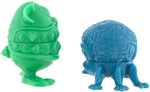 REAL GHOSTBUSTERS: MINI GOOPERS GHOSTS - BRAIN MATTER & STOMACH STUFF SERIES 3 PROTOTYPE PAIR.