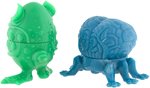 REAL GHOSTBUSTERS: MINI GOOPERS GHOSTS - BRAIN MATTER & STOMACH STUFF SERIES 3 PROTOTYPE PAIR.