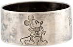 MICKEY MOUSE BOXED SILVERPLATE NAPKIN RING.