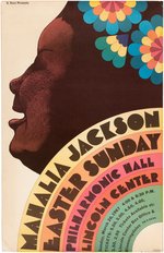 MAHALIA JACKSON 1967 LINCOLN CENTER CONCERT POSTER.