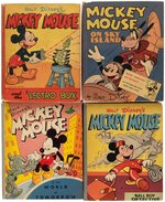 MICKEY MOUSE BLB/BTLB LOT OF FOUR.