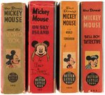 MICKEY MOUSE BLB/BTLB LOT OF FOUR.