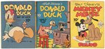 DONALD DUCK & MICKEY MOUSE FAST-ACTION BOOK TRIO .