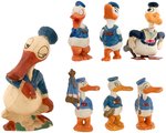 DONALD DUCK 1930s FIGURES AND WIND-UP TOY.