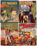 “THE MIGHTY MIDGET COMICS” MINIATURE COMIC BOOK LOT OF 7.