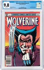 WOLVERINE LIMITED SERIES #1 SEPTEMBER 1982 CGC 9.8 NM/MINT (NEWSSTAND EDITION).