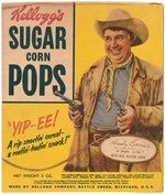 KELLOGG'S SUGAR CORN POPS "WILD BILL HICKOK'S 'FAMOUS GUNS SERIES'" PROTOTYPE ORIGINAL ART LOT.