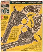 KELLOGG'S SUGAR CORN POPS "WILD BILL HICKOK'S 'FAMOUS GUNS SERIES'" PROTOTYPE ORIGINAL ART LOT.