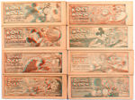 DISNEY CHEERIOS 3-D PREMIUM COMIC BOOKS SERIES 1 SET.