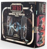 STAR WARS: RETURN OF THE JEDI - BATTLE-DAMAGED IMPERIAL TIE FIGHTER VEHICLE BOXED SHIP.