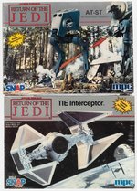 STAR WARS: RETURN OF THE JEDI MPC MODEL KIT LOT.