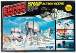 STAR WARS: THE EMPIRE STRIKES BACK SNAP ACTION SCENE BATTLE ON ICE PLANET HOTH BOXED MPC MODEL KIT.