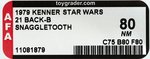 STAR WARS - SNAGGLETOOTH 21 BACK-B AFA 80 NM.