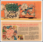 "DONALD DUCK'S ATOM BOMB" CHEERIOS PREMIUM COMIC U.S. VERSION.