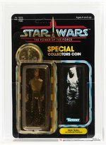 STAR WARS: POWER OF THE FORCE - HAN SOLO (IN CARBONITE CHAMBER) 92 BACK CAS 85+Y.