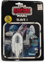 STAR WARS: THE EMPIRE STRIKES BACK - SLAVE I 11 BACK-B CARDED DIE-CAST VEHICLE.