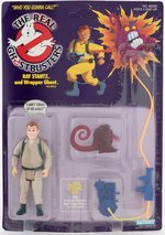 THE REAL GHOSTBUSTERS - RAY STANTZ & WRAPPER GHOST SERIES 2 CARDED ACTION FIGURE.