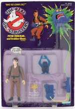 THE REAL GHOSTBUSTERS - PETER VENKMAN & GRABBER GHOST SERIES 2 CARDED ACTION FIGURE.