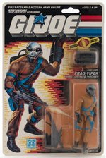 G.I. JOE: A REAL AMERICAN HERO - FRAG-VIPER SERIES 8/34 BACK CARDED ACTION FIGURE.