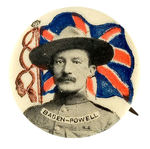 "BADEN-POWELL" PORTRAIT FROM BOER WAR ERA 1898.