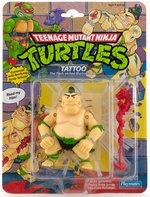 TEENAGE MUTANT NINJA TURTLES - TATTOO SERIES 4/48 BACK CARDED ACTION FIGURE.