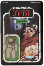 STAR WARS: RETURN OF THE JEDI - CHIEF CHIRPA 65 BACK-B CARDED ACTION FIGURE.