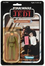 STAR WARS: RETURN OF THE JEDI - REBEL COMMANDO 77 BACK-A CARDED ACTION FIGURE.