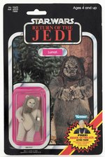 STAR WARS: RETURN OF THE JEDI - LUMAT 79 BACK-C CARDED ACTION FIGURE (CLEAR BLISTER).