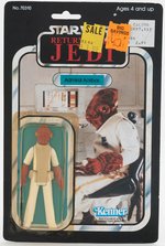 STAR WARS: RETURN OF THE JEDI - ADMIRAL ACKBAR 65 BACK-B CARDED ACTION FIGURE.