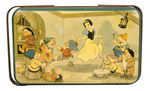 SNOW WHITE AND THE SEVEN DWARFS FOREIGN LUNCH TIN.