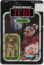 STAR WARS: RETURN OF THE JEDI - CHIEF CHIRPA 65 BACK-B CARDED ACTION FIGURE.