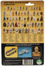 STAR WARS: RETURN OF THE JEDI - LANDO CALRISSIAN (SKIFF GUARD DISGUISE) 65 BACK-B CARDED ACTION FIGURE.