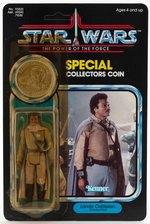 STAR WARS: THE POWER OF THE FORCE - LANDO CALRISSIAN (GENERAL PILOT) 92 BACK CARDED ACTION FIGURE.