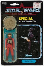 STAR WARS: THE POWER OF THE FORCE - B-WING PILOT 92 BACK CARDED ACTION FIGURE.