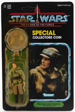 STAR WARS: THE POWER OF THE FORCE - PRINCESS LEIA ORGANA (COMBAT PONCHO) 92 BACK CARDED ACTION FIGURE.