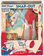 WALT DISNEY'S SNAP-OUT TARGET GAME W/DONALD DUCK IN BOX.