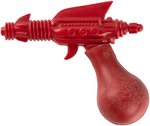 1950s SPACE RAY GUN BICYCLE MOUNTED & SMALL HAND HELD SQUIRT GUN PAIR.